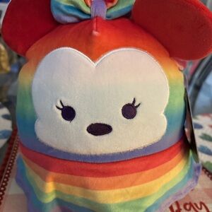 Squishmallows Disney Pride Collection Minnie Mouse New With Tags 8"